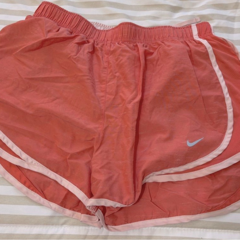 Nike Pink Athletic Shorts Moisture-Wicking Design